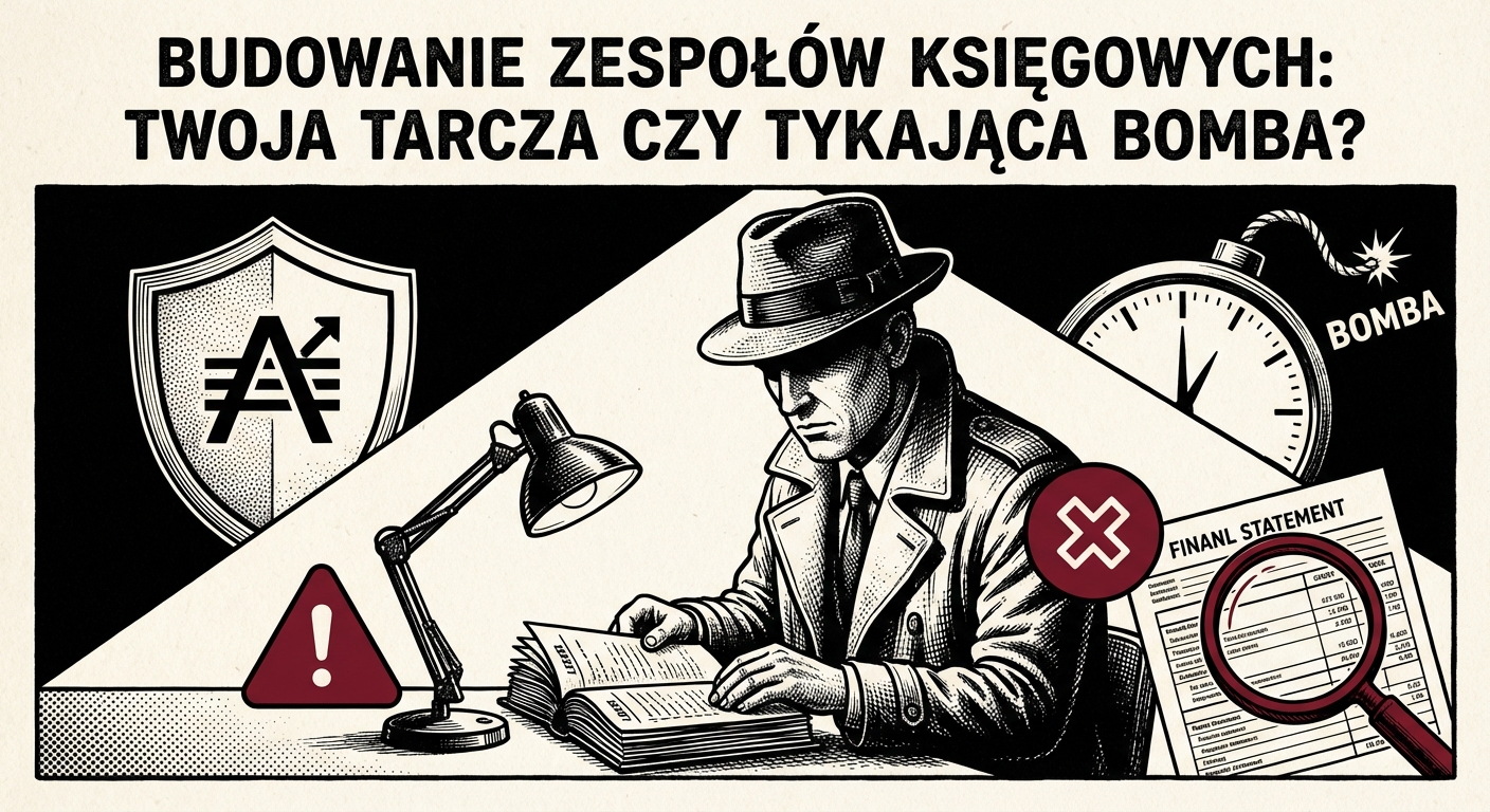 budowanie zespołów księgowych - Ilustracja: Budowanie zespołów księgowych: Twoja tarcza czy tykająca bomba?