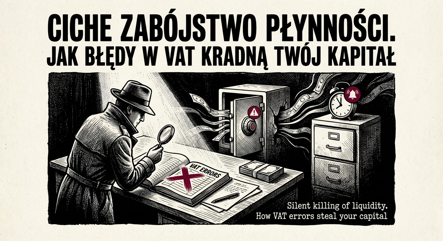 Ciche zabójstwo płynności. Jak błędy w VAT kradną Twój kapitał