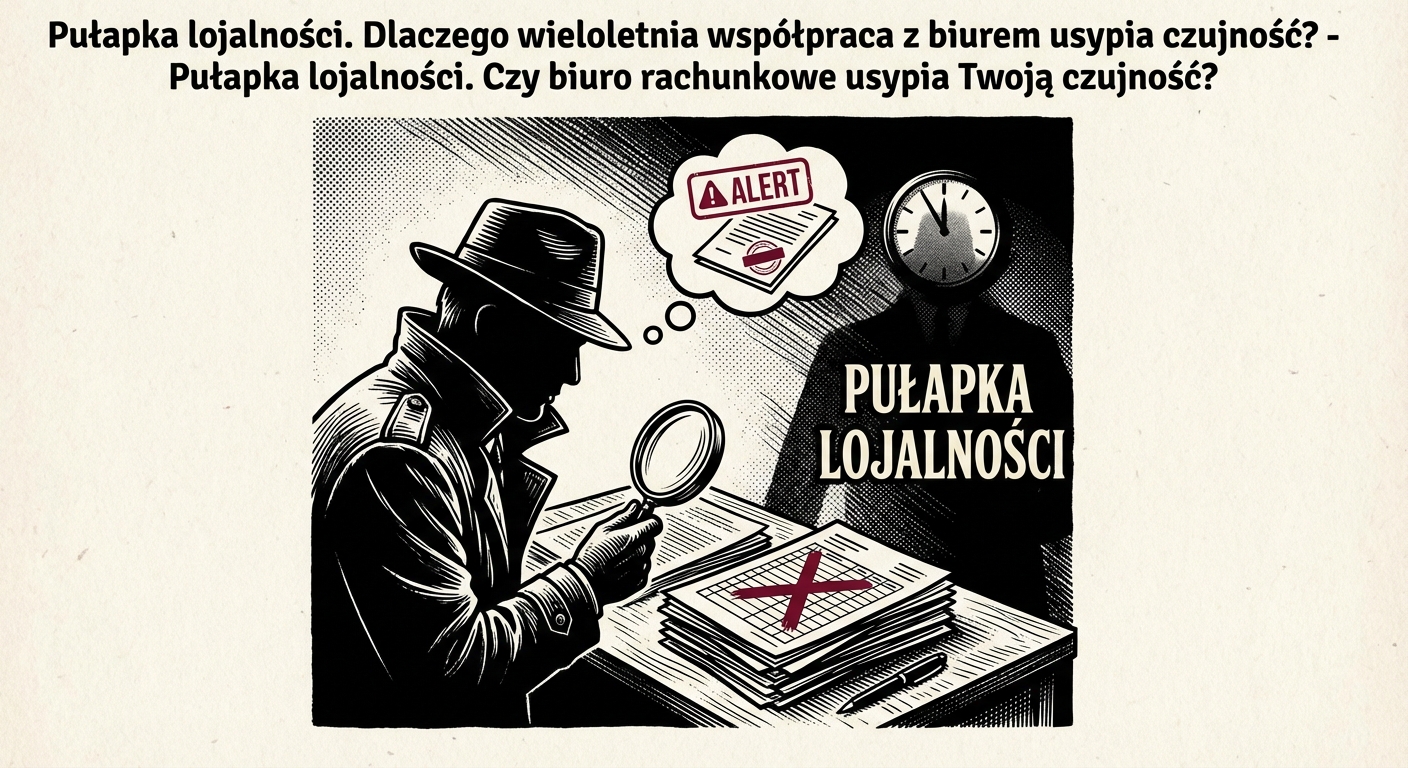 biuro rachunkowe - Ilustracja: Pułapka lojalności. Czy biuro rachunkowe usypia Twoją czujność?