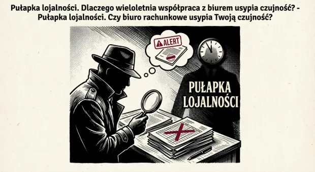 biuro rachunkowe - Ilustracja: Pułapka lojalności. Czy biuro rachunkowe usypia Twoją czujność?